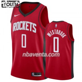 Camiseta Niños Houston Rockets Russell Westbrook 0 2019-20 Nike Icon Edition Swingman